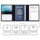 iSamzan Pilot Wallet Passport Holder Leather Pilot Passport Wallet Accessories Black Black