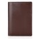 POLARE ORIGINAL Polare Slim RFID Blocking Leather Passport Holder Travel Bifold Wallet For Men Coffee