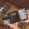 POLARE ORIGINAL Polare Full Grain Leather Pilot Wallet Passport Holder RFID Blocking Trifold Travel Cover Document Organizer for Aviation Professionals