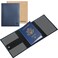 iSamzan Pilot Wallet Passport Holder Leather Pilot Passport Wallet Accessories Black Blue