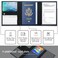 iSamzan Pilot Wallet Passport Holder Leather Pilot Passport Wallet Accessories Black Blue