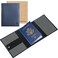 iSamzan Pilot Wallet Passport Holder Leather Pilot Passport Wallet Accessories Black Blue