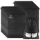 COIDEA 12 Pack Large Shoe Bags for Packing with Clear Window Dustproof Drawstring Travel Shoe Storage Bags for Men Women Black