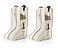 Hewnda Portable 2 Pack Boots StorageTall Boots StorageProtector Bag Boots Cover Beige