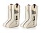 Hewnda Portable 2 Pack Boots StorageTall Boots StorageProtector Bag Boots Cover Beige