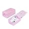 JJ POWER Travel Shoe Bags Foldable Waterproof Shoe Pouches OrganizerDouble Layer 2 Pink Shoe Bags