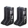 Satisfounder Portable Boot Storage Bags Dust Proof Shoe Bags for Storage2 Pair Zippered Tall Boots Organizer Protector Bag with Handle for Home and Travel Black