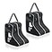 KOVOSCH 2 Pack Portable Boots Storage Bag Black Shoe Bags for Storage and Travel Dust Proof Travel Shoe Bags for Packing Medium