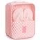 Mossio Shoe Bags for Storage Shoe Pouch Weekend Bag Backpack Organizer Pink Striped
