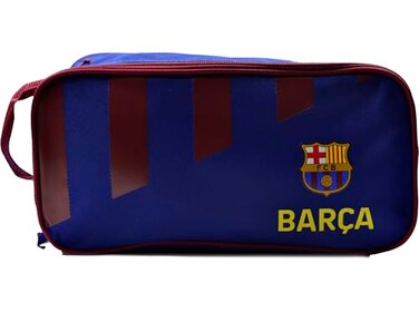 Hy-Pro HyPro Officially Licensed FC Barcelona Boot Bag Stripe Design Barca Barcelona Merchandise Football Ideal for Storage Great Gift Idea Maroon Stipe