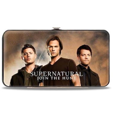 Buckle-Down BuckleDown womens Buckledown Hinge Dean Sam Castiel Group Supernatural Join the Hunt Wallet Multicolor 7 x 4 US