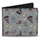 Buckle-Down BuckleDown Mens Bifold Wallet Harry Potter 40 x 35