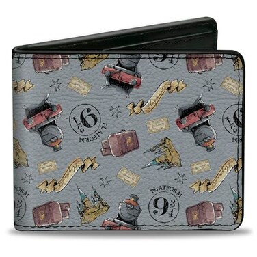 Buckle-Down BuckleDown Mens Bifold Wallet Harry Potter 40 x 35