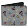 Buckle-Down BuckleDown Mens Bifold Wallet Harry Potter 40 x 35