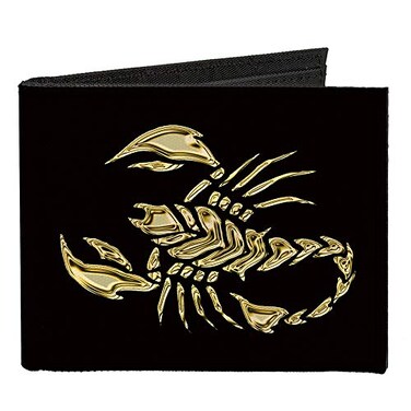 Buckle-Down Wallet Bifold Canvas Scorpion
