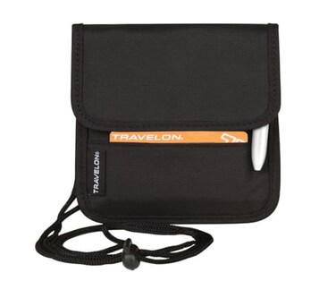 Travelon Folding ID and Boarding Pass Holder Black One Size