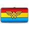 Buckle-Down BuckleDown Hinge Wallet Wonder Woman LogoStripe RedYellowsBlue
