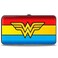 Buckle-Down BuckleDown Hinge Wallet Wonder Woman LogoStripe RedYellowsBlue