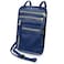 Hero Travel Supply HERO Neck Wallet RFID Blocking Vegan Leather Passport Holder Travel Pouch Navy Blue