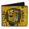 Buckle-Down BuckleDown Hasbro Wallet Bifold Transformers Bumblebee Stand Strong Autobot Icon Yellows Vegan Leather