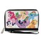 Buckle-Down BuckleDown Hasbro Wallet Zip Around My Little Pony Mane Six and Spike Action Poses Group White Vegan Leather