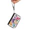 Buckle-Down BuckleDown Hasbro Wallet Zip Around My Little Pony Mane Six and Spike Action Poses Group White Vegan Leather