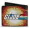 Buckle-Down BuckleDown Hasbro Wallet Bifold GI Joe a Real American Hero 1 Comic Cover Explosion Scene Vegan Leather