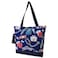 NGIL Medium Top Zipper Closure Canvas Tote Bag with Attached Matching Coin Purse For Teachers Moms Students and Nurses Nurse Themenavy