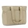 VASCHY Puffer Tote Bag for Women Lightweight Utility Work Quilted Puffy Laptop Tote Purse with Compartments Zipper for TeachersTravelEverything Khaki