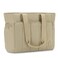 VASCHY Puffer Tote Bag for Women Lightweight Utility Work Quilted Puffy Laptop Tote Purse with Compartments Zipper for TeachersTravelEverything Khaki