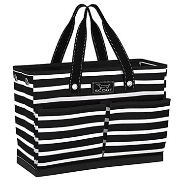 SCOUT Ben Pocket Tote Large MultiUse Tote Bag for Nurses Teachers and Moms 5 Pockets for Organizing Breakaway Zipper