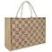 Hibala Woven Large Beach Bag Straw Beach Tote Handmade Weaving Shoulder Tassel Bag Handbag Classic Pattern