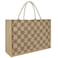 Hibala Woven Large Beach Bag Straw Beach Tote Handmade Weaving Shoulder Tassel Bag Handbag Classic Pattern