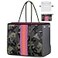 IBFUN Neoprene Bag Large Multipurpose Beach Bag Neoprene Tote Bag with Inner Pocket for WomenPoolCamo Green