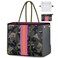 IBFUN Neoprene Bag Large Multipurpose Beach Bag Neoprene Tote Bag with Inner Pocket for WomenPoolCamo Green