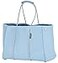 QOGiR Neoprene Multipurpose Beach Bag Tote with Inner Zipper Pocket Light Blue Large