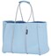 QOGiR Neoprene Multipurpose Beach Bag Tote with Inner Zipper Pocket Light Blue Large