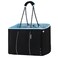 QOGiR Neoprene Multipurpose Beach Bag Tote with Inner Zipper Pocket Pure Black XLarge