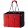 QOGiR Neoprene Multipurpose Beach Bag Tote with Inner Zipper Pocket Red XLarge