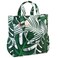 VASCHY Beach Tote Bag for Women Lightweight Water Resistant Foldable Large Pool Tote Bag w Zipper for Vocation Cute Leaves