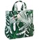 VASCHY Beach Tote Bag for Women Lightweight Water Resistant Foldable Large Pool Tote Bag w Zipper for Vocation Cute Leaves