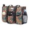TOPDesign Utility Water Resistant Tote Bag with 13 Exterior Interior Pockets Top Zipper Closure Thick Bottom Support for Working Women Teachers Nurses Accountants Dzi Bead