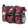 TOPDesign Utility Water Resistant Tote Bag with 13 Exterior Interior Pockets Top Zipper Closure Thick Bottom Support for Working Women Teachers Nurses Accountants Baroque