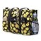TOPDesign Utility Water Resistant Tote Bag with 13 Exterior Interior Pockets Top Zipper Closure Thick Bottom Support for Working Women Teachers Nurses Accountants Chrysanthemum