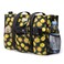 TOPDesign Utility Water Resistant Tote Bag with 13 Exterior Interior Pockets Top Zipper Closure Thick Bottom Support for Working Women Teachers Nurses Accountants Chrysanthemum