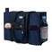 TOPDesign Utility Water Resistant Tote Bag with 13 Exterior Interior Pockets Top Zipper Closure Thick Bottom Support for Working Women Teachers Nurses Accountants Blue