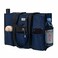 TOPDesign Utility Water Resistant Tote Bag with 13 Exterior Interior Pockets Top Zipper Closure Thick Bottom Support for Working Women Teachers Nurses Accountants Blue