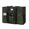 TOPDesign Utility Water Resistant Tote Bag with 13 Exterior Interior Pockets Top Zipper Closure Thick Bottom Support for Working Women Teachers Nurses Accountants Green