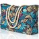 Becokan Waterproof Tote Bag Large Beach Bag for Women Zipper Closure Lightweight Sandproof Swim Pool Bag