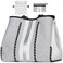 IBFUN Neoprene Bag Large Multipurpose Beach Bag Upgraded Neoprene Tote Bag with Inner Zipper Pocket for WomenBeachPoolGrey White